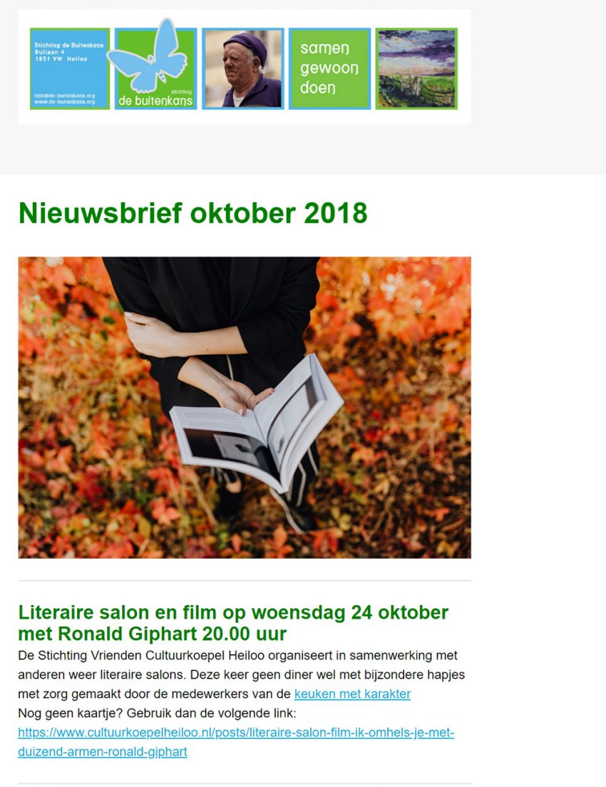 Nieuwsbrief Buitenkans