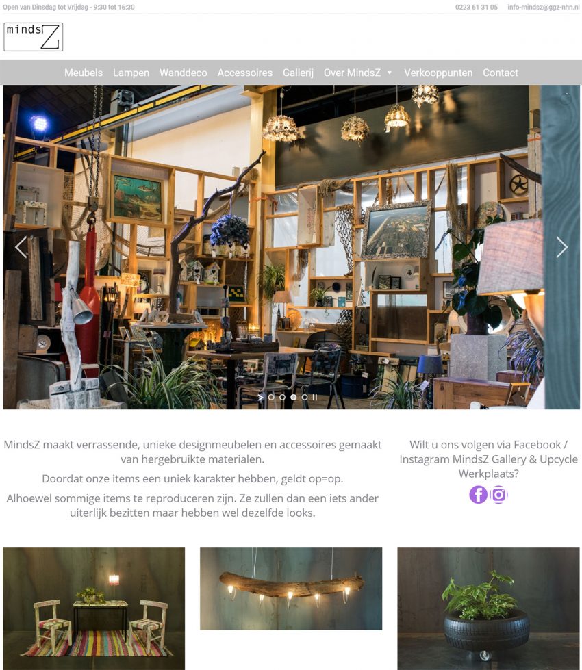 Een indruk van de winkel van Mindsz